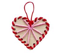 Streysisl Base per uncinetto a forma di cuore, base per tessitura a maglia a forma di cuore, forniture romantiche per la tessitura, cestino creativo per la decorazione della casa per uomini e donne