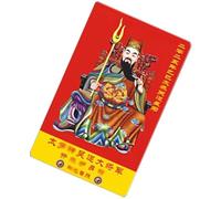 Streysisl Biglietto amuleto Feng Shui 2025, carta tradizionale Feng Shui, carta amuleto fortunato, carta Feng Shui, supporto per la prosperità dell'anno del serpente, squisite carte di protezione