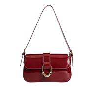 Streysisl Hobo - Borsa a tracolla ascellare, casual, da donna, design classico, stile retrò, piccola pochette per feste, appuntamenti, shopping, uso quotidiano, lavoro, Rosso, Refer to description