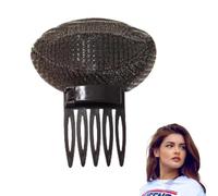 Streysisl Inserti per capelli da donna in spugna per il volume, base per capelli anteriore con buona presa autoadesiva, pettine per capelli per matrimoni, lavoro, uso quotidiano