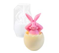 Streysisl per fusione pasquale, stampo per candele a forma di coniglietto pasquale, decorazioni per aromaterapia, cera per aromaterapia, per candele in resina epossidica per la casa