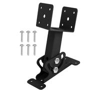 Streysisl Staffe per tetto resistenti | Staffe per pergola per montaggio su tetto | Rialzo in metallo con viti per pergola patio copertura trave in legno