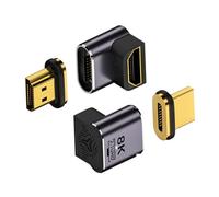 Strhowill Adattatore magnetico HDMI 8K a 60Hz HDMI 2.1 femmina a maschio, supporta 8K a 60Hz/4K a 120Hz per laptop, DVD, TV, monitor, TV, PS5, PS4, Xbox, Switch, PC (stereo-frontale)