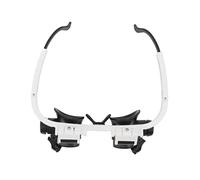 Stricchi di ingrandimento del supporto per la testa, strumento di riparazione della indossabile 8x 15x 23x con 2 luci a LED per la riparazione orologio, valutazione dei gioielli
