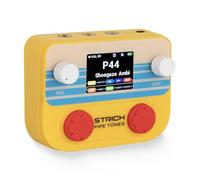 STRICH Pipe Tones Pocket Multi-Effects Processor per chitarra e basso con 10 moduli effetto 125 effetti Looper 40s 100 pattern di batteria Interfaccia audio USB Controllo wireless (Arancione)