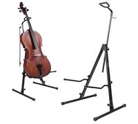 STRICH supporto regolabile per violoncello con gancio per arco, robusto, adatto a contrabbasso, violino basso, fiddle, per studio, chiese, viaggio e performance, modello SCS-10