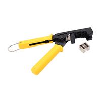 Strict di crimper a cingolatura a cingoli per strisce regolabile pp manico resistente alla maniglia professionale crimpatura per crimpatura per cat6 ethernet keystone jacks 180 °