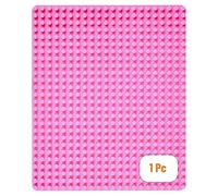 Strictly Briks Piastra di base rosa premio - 38 cm x 27 cm piastra di base - Compatibile con tutte le principali marche Large Size - Grandi Pioli Solo