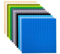 Strictly Briks - set da 12 basi per costruzioni - compatibili con tutte le principali marche - 15,2 x 15,2 cm - 12 colori