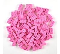 Strictly Briks - set mattoncini classici - 100% compatibile con tutte le principali marche - rosa - 96 pezzi 2x4
