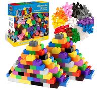 Strictly Briks Toy Grandi mattoncini per bambini e neonati, set di mattoncini grandi per bambini dai 3 anni in su, 12 colori arcobaleno, 204 pezzi