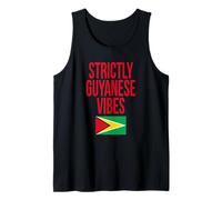 Strictly Guyanese Vibes Guyana Flag jouvert Canotta