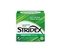 STRIDEX - Alcohol Free Sensitive Pads With Aloe GREEN - 55pezzi