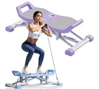 Stridon all Motion Balance Board, Macchina per l'equilibrio con Bande di Resistenza, Twister Portatile per l'equilibrio della Vita per Un Allenamento Completo del Corpo,Viola