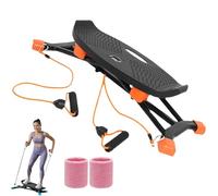 Stridon Balance Board, New Stridon All Motion Exerciser, Portable Ski Balancing Machine Featuring Resistance Bands & LED Monitor, 800 Lbs Capacity, for Home Core & Full Body Workout (Orange)