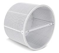 Striegro Cestello per Skimmer per Piscina, Ricambio per Skimmer per Piscina Bianco, per frammenti di Capelli di Foglie.