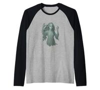 Strigoi Femminile Notte Spiriti del Folklore Rumeno Gotico Maglia con Maniche Raglan