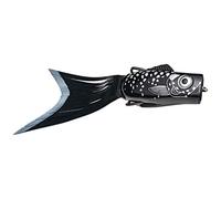 Strike King Esche, KVD Pipsqueak Popping Perch Lure, 12,7 cm di lunghezza, 0,9 g, profondità galleggiante, nero, confezione da 1