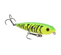 Strike King (HCBSD-513) Bitsy Dawg Topwater Esca da pesca, Esca da passeggio, 2-3/4 pollici, 3/16 once, taglia 6 ami Treble, Firetiger