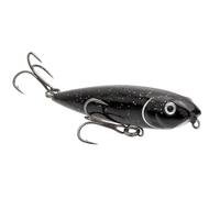 Strike King (HCBSD-668) Bitsy Dawg Topwater Esca da pesca, Esca da passeggio, 2-3/4 pollici, 3/16 oz, taglia 6 ami tripli, Black Lab