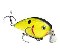 Strike King KVD 1.5 - Crankbait quadrato poco profondo, colore: Nero
