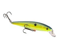 Strike King KVD jerkbait 2 Hook, HCKVDJ200-538, Chartreuse Sexy Shad, 4 1/2 Inches