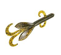 Strike King KVD Perfect Plastic Magnum Game Soft Bait Lure, Freshwater, 5 1/4" Lunghezza, Zucca Verde, Confezione da 6