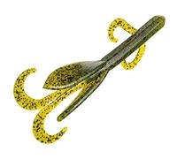 Strike King Magnum Game Hawg 5 1/4 inch morbido plastica creature 6 Pack - Watermelon Red Flake