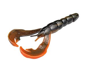 Strike King Rage Craw 4-Inch Fishing Lure, Soft Plastic Grub, Unique Design, Realistic Pincers, Slender Body, 4-Inches, 7-Pack