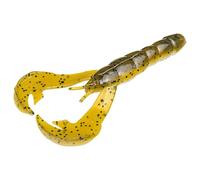 Strike King Sciopero Re Rabbia Tail Craw Bait (7 pezzi), Verde zucca/Pearl ventre, 4