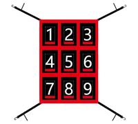 Strike Zone - Rete da pitching 70 x 49 cm, versatile | Attrezzatura portatile per lanciare in tessuto Oxford con facilità, bersaglio di impatto per allenamento a percussioni di diverse età