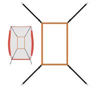 Strike Zone Target Pitching Net - Allenatore regolabile Softball, Baseball Toss | Marcatori di precisione di lancio, Strike Aid -Tool, La rete di esercizi per allenamento Skill, Pitching
