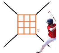 Strike Zone Target, punching Target Strike Zone regolabile | Rete per esercizi di baseball, cinghia di fissaggio per colpire, colpire, catturare, allenarsi con precisione