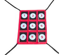 Strike Zone Target, rete da lancio per softball, rete di allenamento con la palla, regolabile, con griglie, portatile, per esercitarsi in interni ed esterni