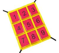 Strike Zone Target - Strumento di lancio a 9 griglie - Attrezzatura professionale per allenamento professionale, strumenti di precisione per l'allenamento a terra