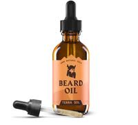 Striking Viking Balsamo per barba da uomo, Beard Balm - Balsamo per barba Leave-in con burro di karitè, tea tree, argan e olio di jojoba (60 ml (Pack of 1), Terra Sol)