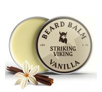Striking Viking Balsamo per barba da uomo, Beard Balm - Balsamo per barba Leave-in con burro di karitè, tea tree, argan e olio di jojoba (60 ml (Pack of 1), Vaniglia)