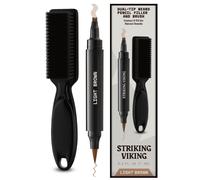 Striking Viking Penna e Spazzola Riempitiva per Barba - Matita a Doppi