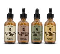 Striking Viking Varietà di Oli per Barba - Set da 4 80 ml
