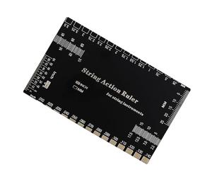 String Action Ruler, Stainless Steel String Height Gauge Tool for Quick and Precise Measurements. Ideal Setup and Maintenance Guitar, Bass, Banjo, Ukulele & More.