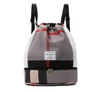 String Bags Drawstring Bag Gym for Women Girls with Zipper Oxford Cloth Travel Backpack Large Drawstring Gym Sack Backpack Bag Outside Pocket Luggage Bags for Shopping Work Dating Use