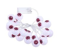 String Di Illuminazione Decorativa Bulbo Oculare - Illuminazione Inquietante Per Feste, Display Esterno Impermeabile Durevole | 20 Luci Da Bulbo Oculare A Batteria A LED Per Finestre Fence Porch Porch