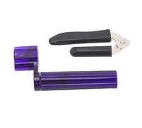 String Guitar String Winder Cutter Set Professional Bridge Pin Peg Kit strumento di limitazione per bass per chitarra Mandolino Banjo Ukulele Edilizia in plastica in metallo (I12 nero e viola)