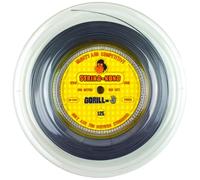 String-Kong® - Gorill-5 - Potenza e Spin al Top - Corda da Tennis in Monofilamento Co-Poly a Sezione Pentagonale. Matassa da 200m, Colore: Grigio Scuro, Disp. nei Calibri 1.25mm e 1.30mm (1.25mm)