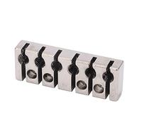 String Metal Weadless Guitar Bridge String Lock Strumento Musical Strument Parti 42mm Sostituire Vecchi Accessori Danneggiati 6 String Blocco con Viti