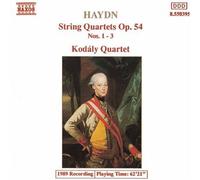 Haydn, J. - Qt Str Op 54 Nos. 1-3