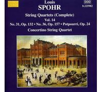 Louis Spohr Louis Spohr: String Quartets (Complete) - Volume 14 (CD) Album