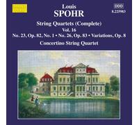 Louis Spohr Louis Spohr: String Quartets - Volume 16 (CD) Album
