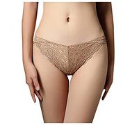 String Tango, mutande da donna con pizzo, biancheria intima sexy, slip prospettiva, per sesso seducente, per San Valentino, biancheria intima erotica, beige., Taglia unica