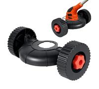 String Trimmer Wheel, Adjustable Weeder Attachment, Lawn Mower Part, Sturdy Steel Costrution, Easy Mount Design, Perfect for Gardening, Landscaping and Yard Maintenance on Driveways